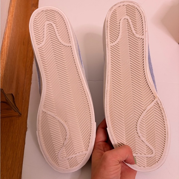 😍NWT😍 NIKE WOMEN BLAZER MID '77 VINTAGE (BLUE WHISPER/FOOTBALL GREY-SAIL) W 8.5 - Picture 10 of 15